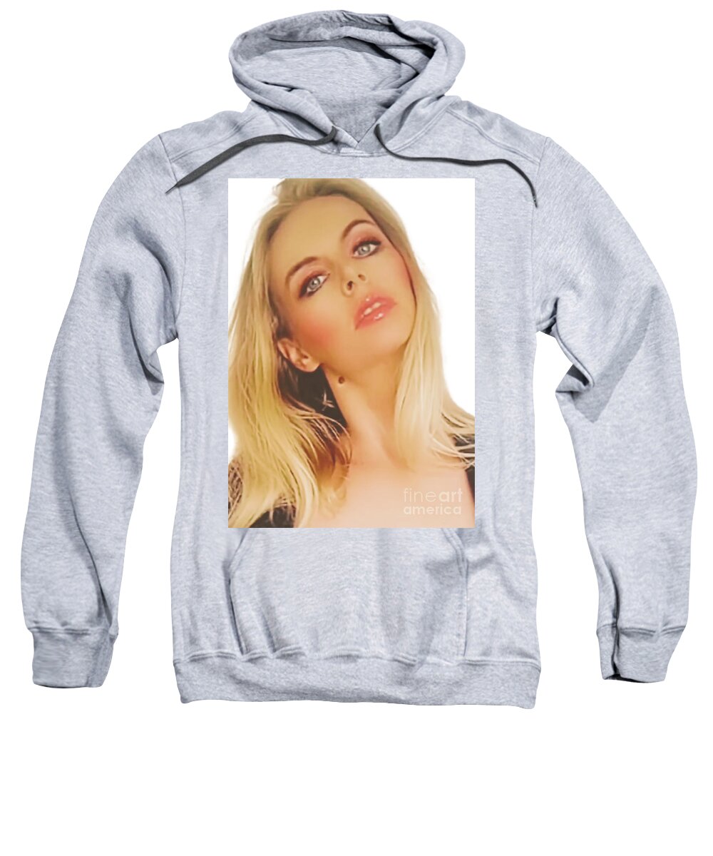 Portret Sweatshirt featuring the photograph Portret Actress Yvonne Padmos #27 by Yvonne Padmos