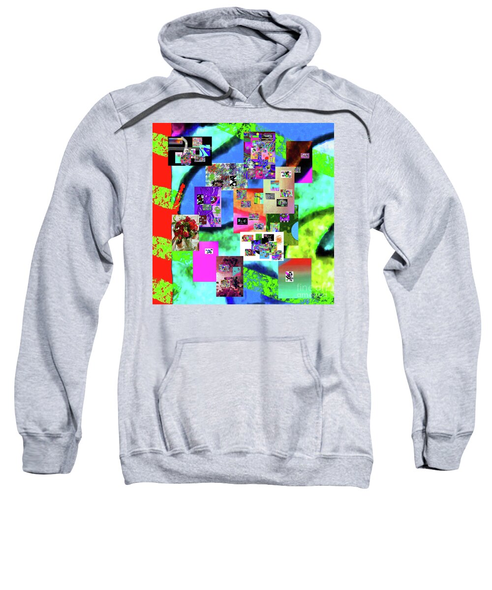  Sweatshirt featuring the digital art 5-26-2022d by Walter Paul Bebirian
