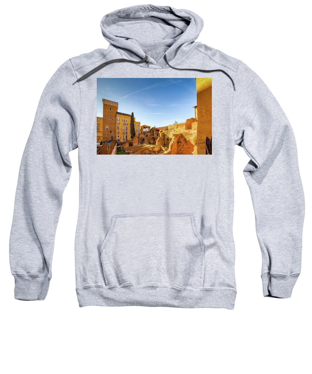 Italy Sweatshirt featuring the photograph Roman Forum #7 by Vivida Photo PC