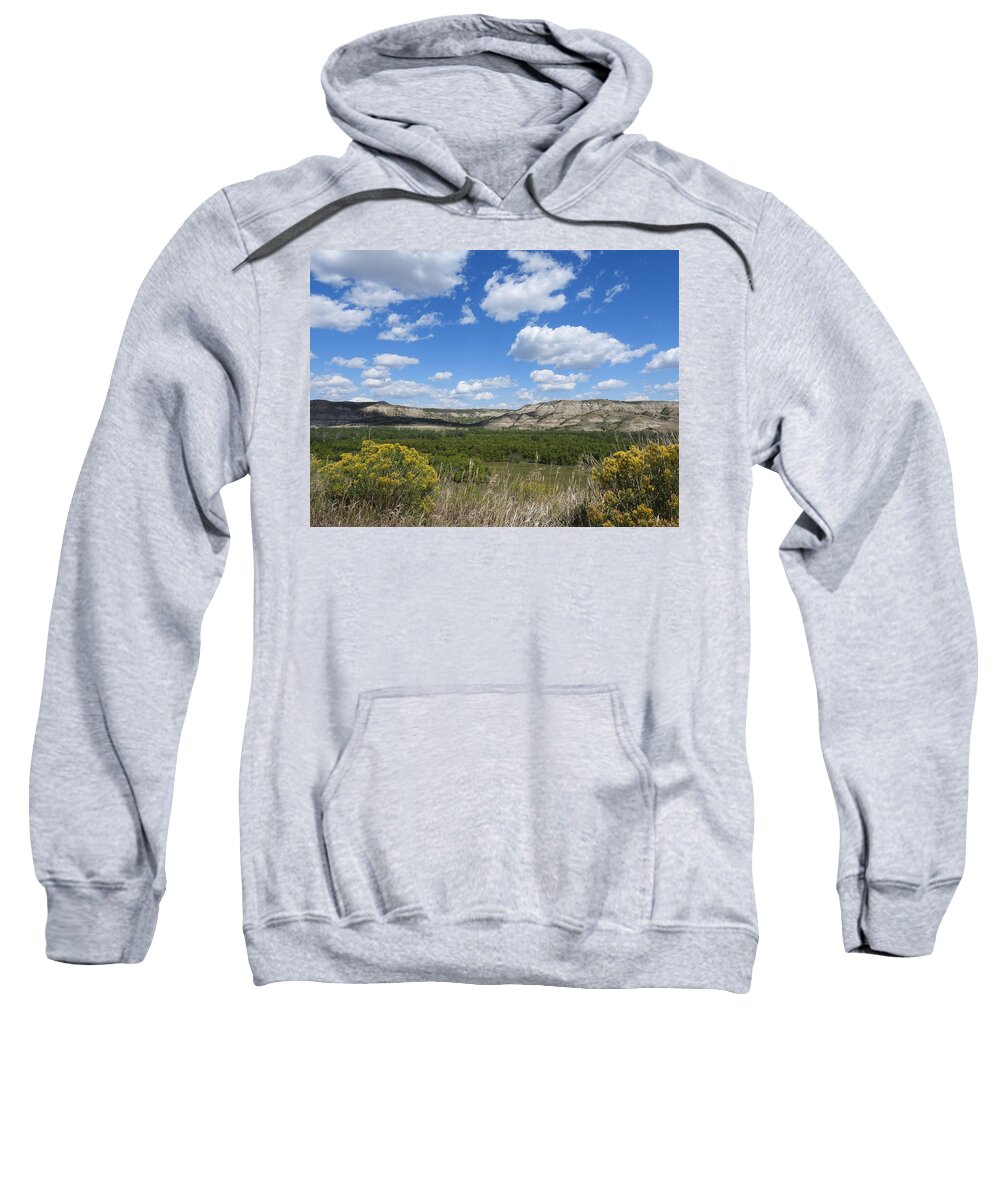 Fall Sweatshirt featuring the photograph A Hint of Fall by Amanda R Wright