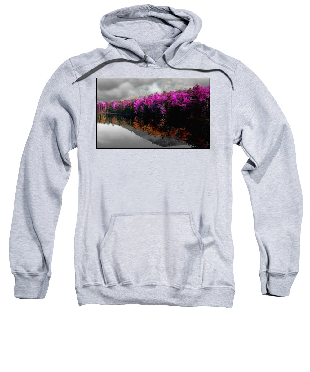Pond Sweatshirt featuring the photograph A Memory Inside a Dream by Wayne King