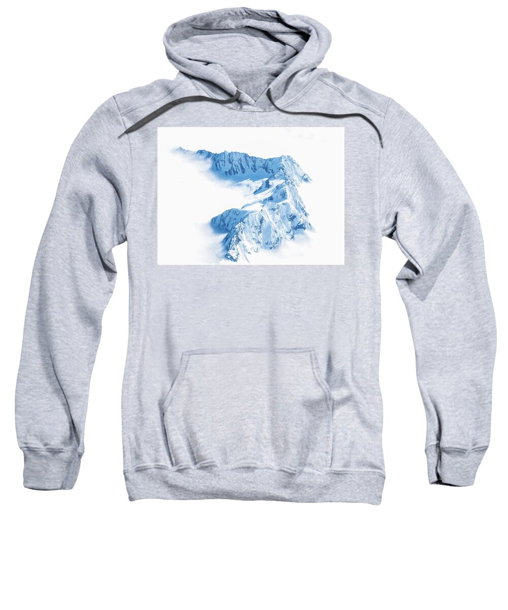 Landscape Sweatshirt featuring the photograph A Peak Through the Clouds by Dee Potter