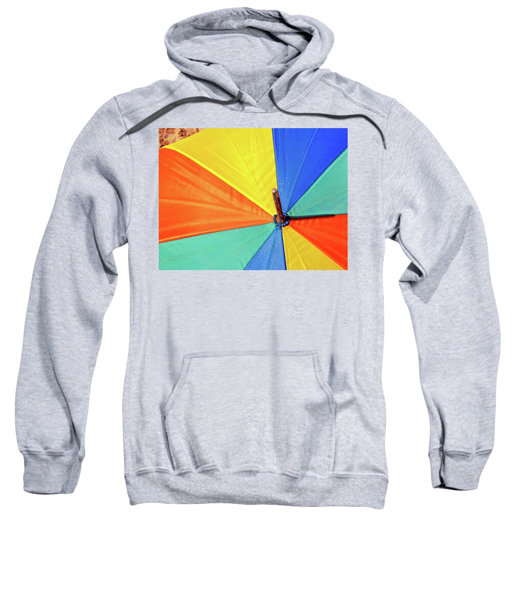 Umbrella Sweatshirt featuring the photograph A View from the Summer Sky by Rick Locke - Out of the Corner of My Eye