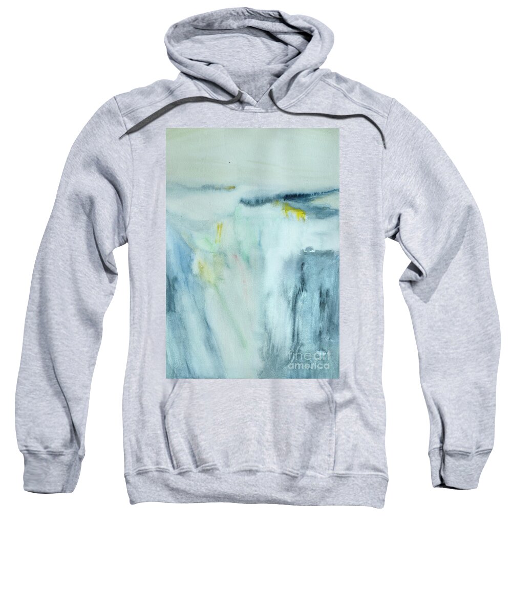 Watercolor Sweatshirt featuring the painting Abstract Landscape 6 by Phillip Jones