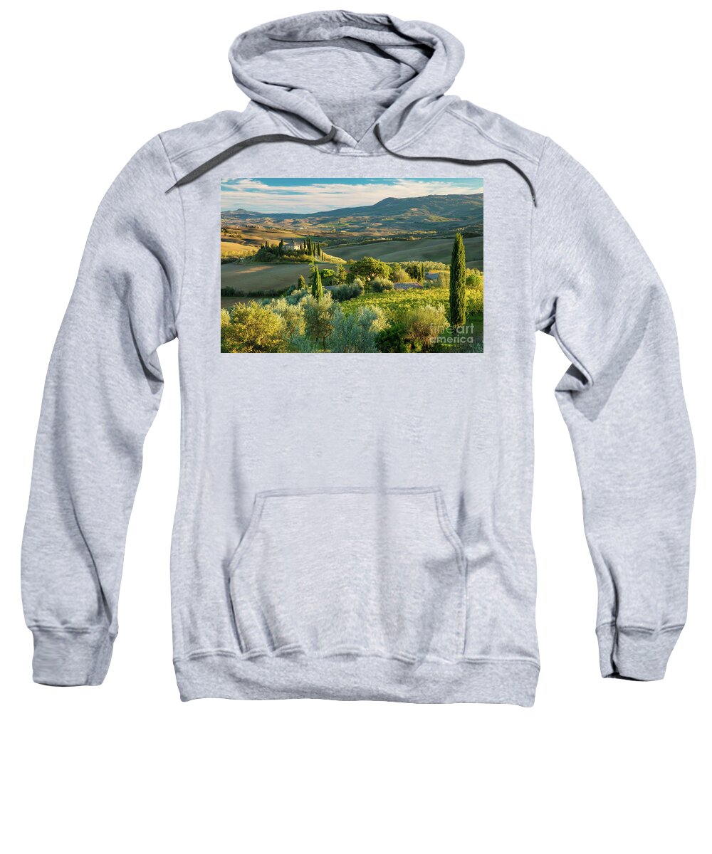 Tuscany Sweatshirt featuring the photograph Afternoon over Tuscany by Brian Jannsen