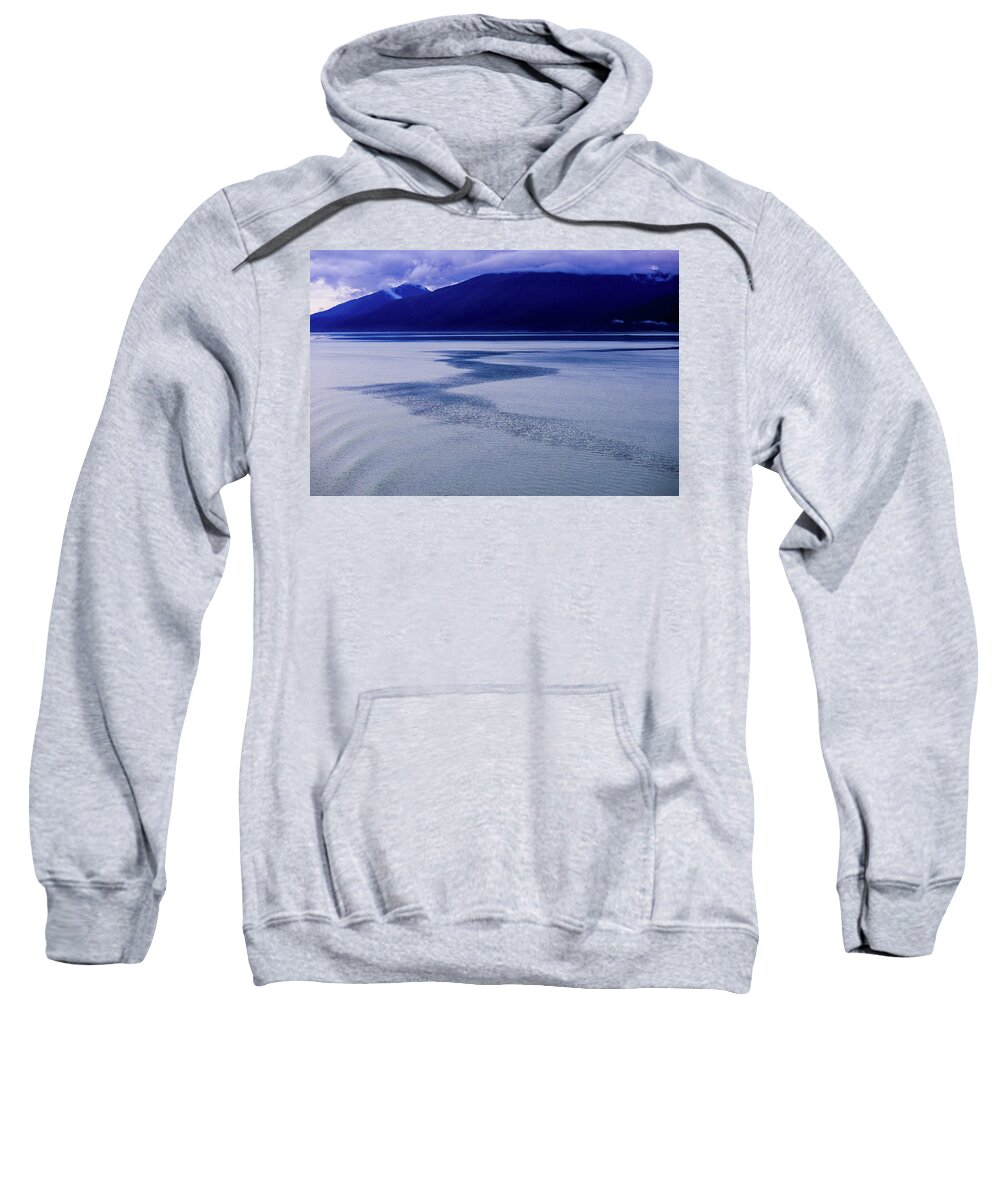 Alaska Sweatshirt featuring the photograph Alaskan Zig Zag by Ed Williams