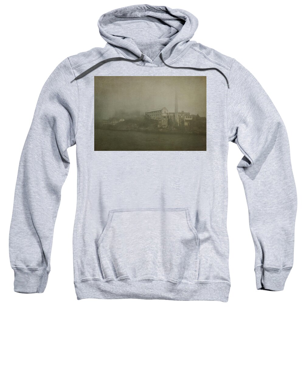 Painterly Sweatshirt featuring the photograph Alcatraz by Andrew Paranavitana