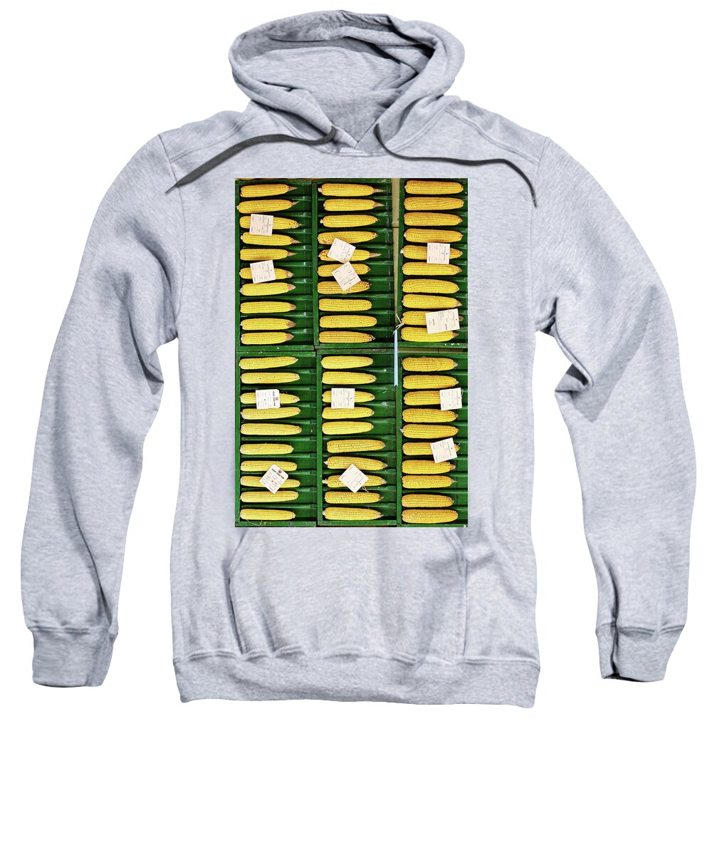 Corn Sweatshirt featuring the photograph All Ears by Lens Art Photography By Larry Trager