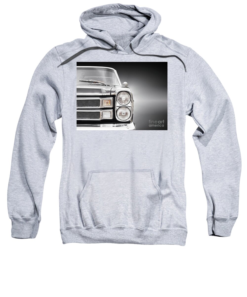 Galaxie Sweatshirt featuring the photograph American classic car Galaxie 500 1966 Front by Beate Gube