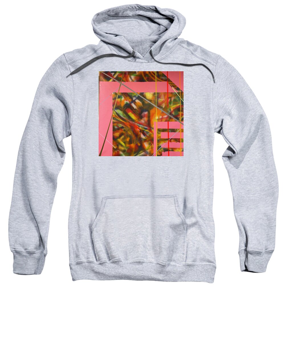 Abstract Expression Sweatshirt featuring the mixed media Amore Erotica by Julius Hannah