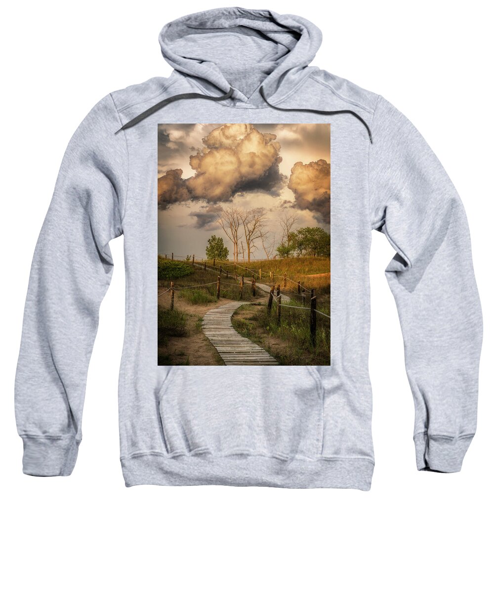 Landscape Sweatshirt featuring the photograph As If It Was Painted by Nate Brack