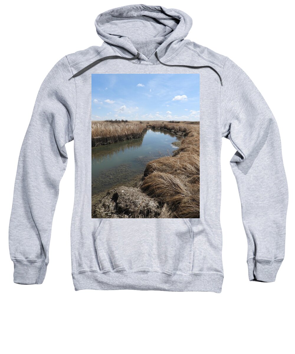 Creek Sweatshirt featuring the photograph Ash Creek by Amanda R Wright