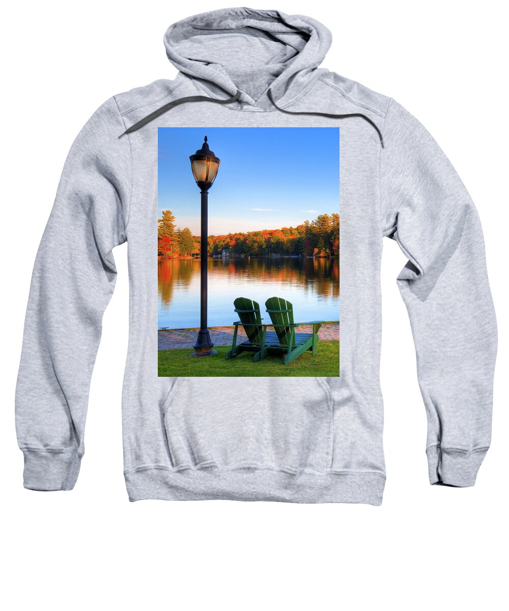 Autumn Relaxation Sweatshirt featuring the photograph Autumn Relaxation by David Patterson