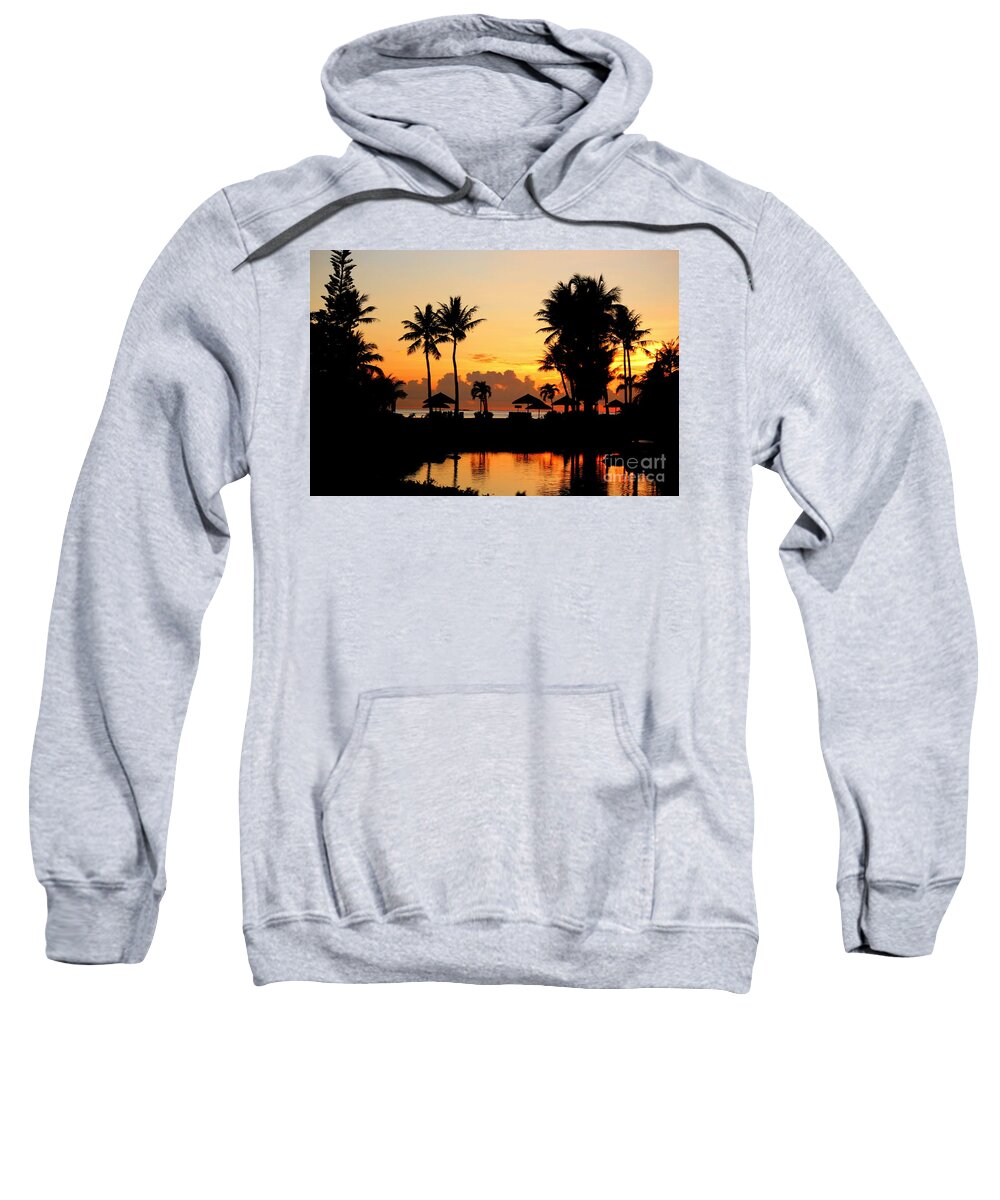 Sunsets Sweatshirt featuring the photograph Bathed in Gold by On da Raks