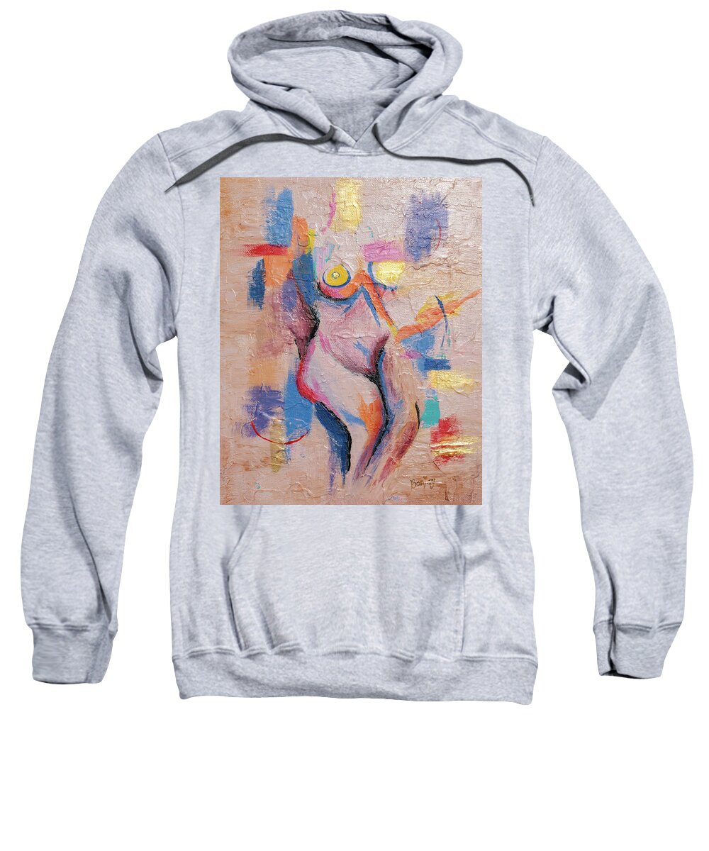 Woman Sweatshirt featuring the painting Beautiful Vessel by Bonny Puckett