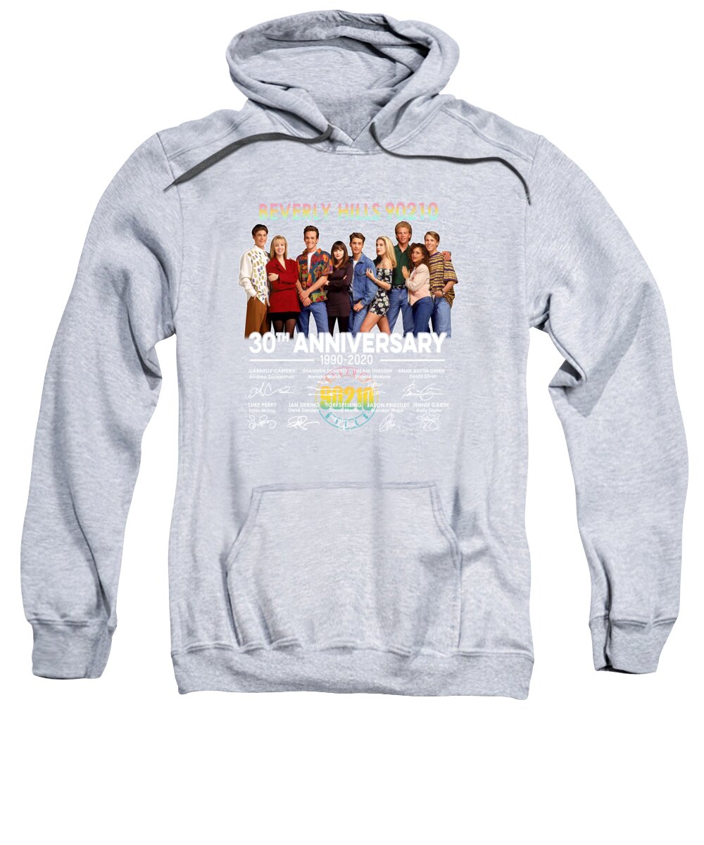 Bigglory Beverly Hills 90210 30th Anniversary 1990 2020 All Cast Signed Gift Fan Gift Female Women Unisex Sweatshirt featuring the digital art Bigglory Beverly Hills 90210 30Th Anniversary 1990 2020 All Cast Signed Gift Fan Gift Female Women U by Annabelle March