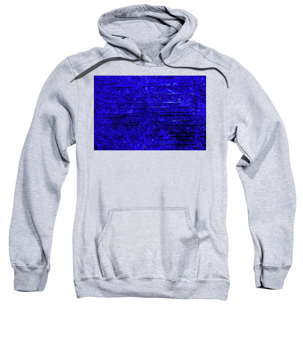 Urban Collection Photographs Sweatshirt featuring the photograph Blue BLUE DeDoodle by Ken Sexton