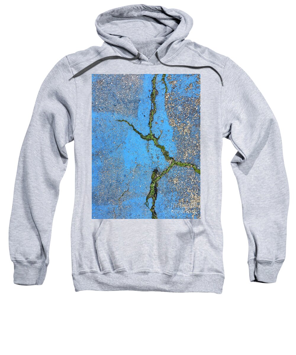 Blue Sweatshirt featuring the photograph Blue Series 1-3 by J Doyne Miller