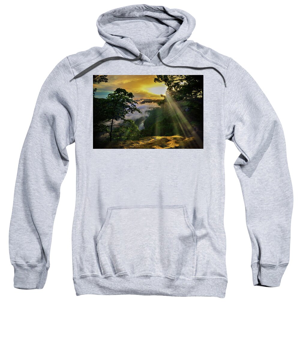 Nature Sweatshirt featuring the photograph Break of Dawn by Lisa Lambert-Shank