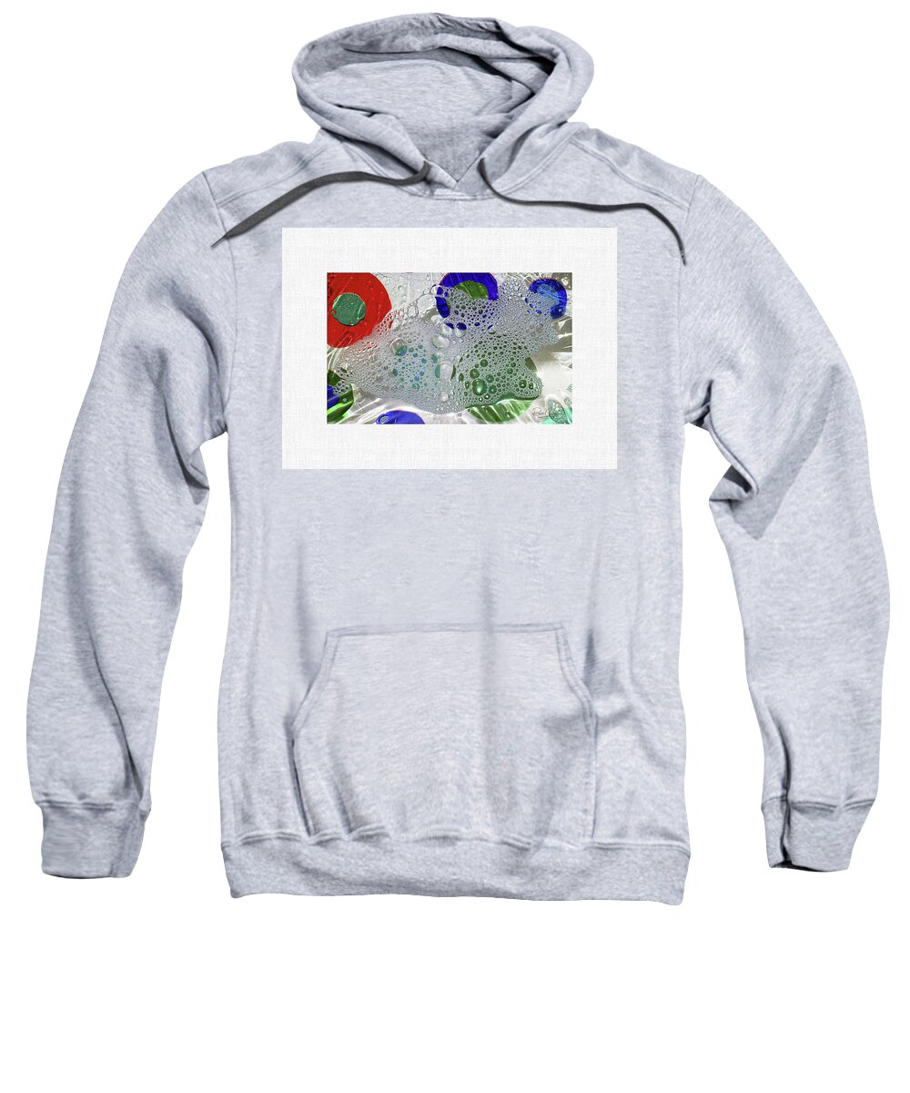 Bubbles Sweatshirt featuring the photograph Bubble Fish Side Eye by Rene Crystal