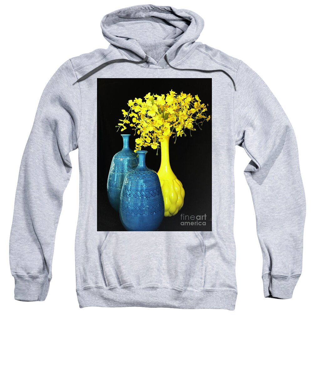Still Life Sweatshirt featuring the photograph Cadmium Cluster 2 by Rick Locke - Out of the Corner of My Eye