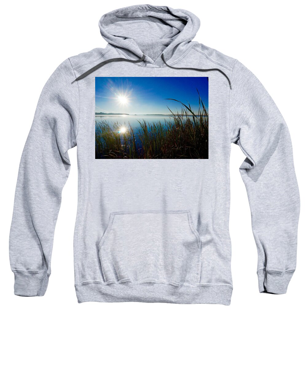 Lake Sweatshirt featuring the photograph Calm Lake Sunrise 2 by Michelle Mahnke