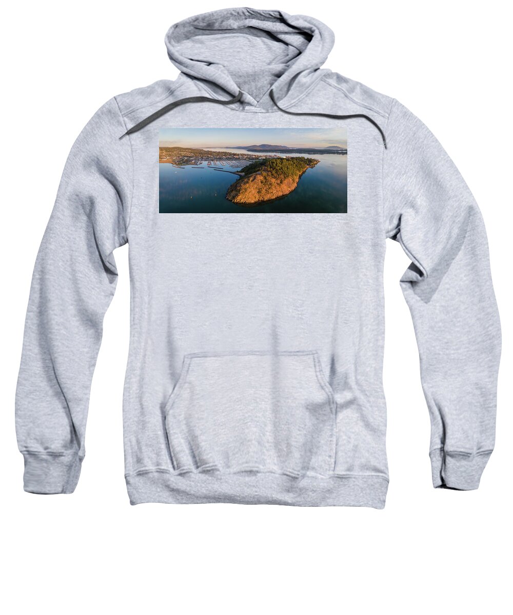 Anacortes Sweatshirt featuring the photograph Cap Sante Sunrise by Michael Rauwolf
