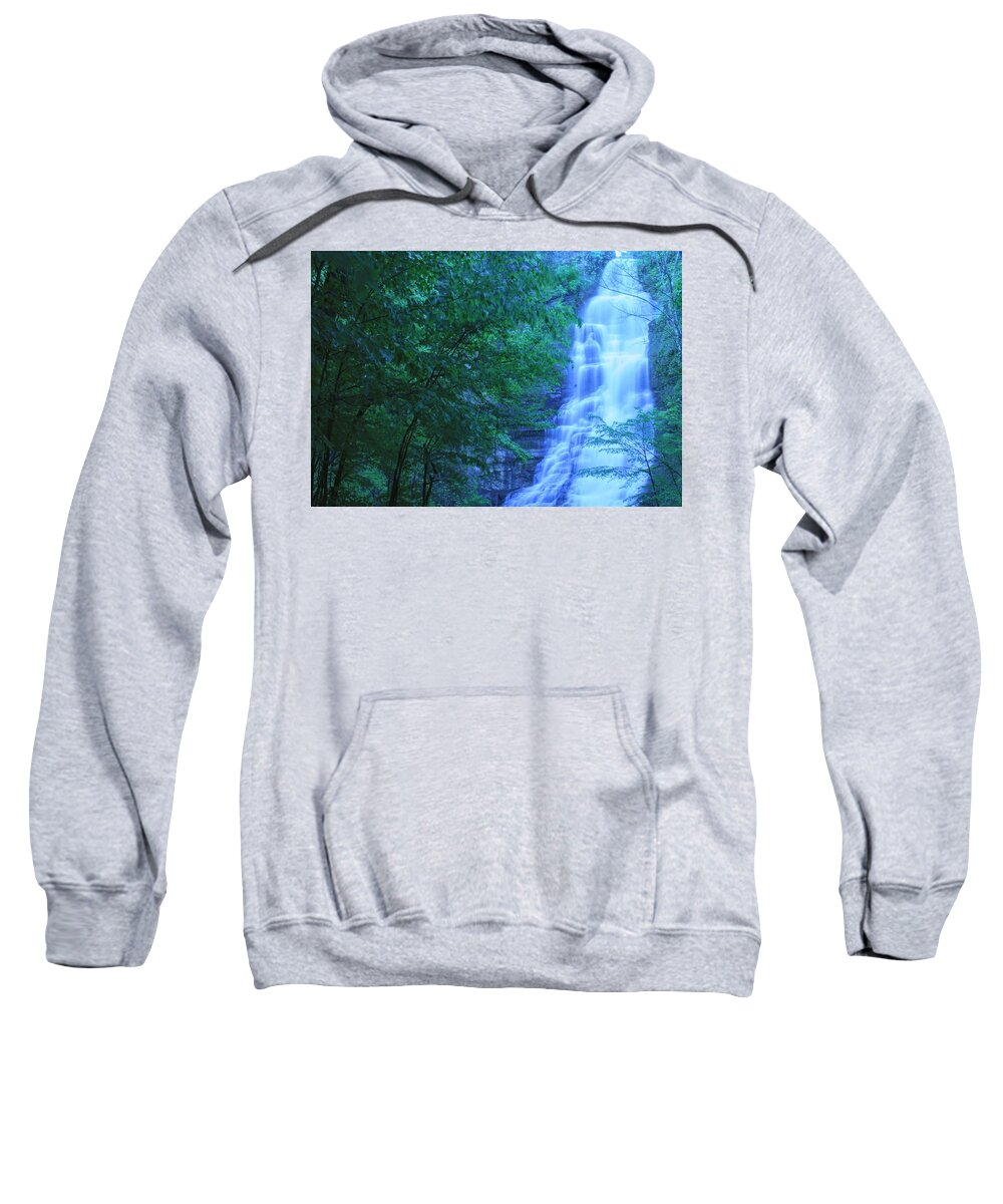  Sweatshirt featuring the photograph Chittenango Falls by Brad Nellis