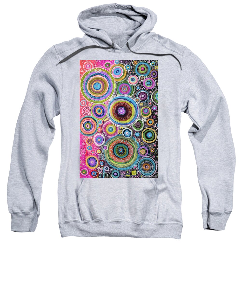 Color My Soul Sweatshirt featuring the painting Color My Soul by Tanielle Childers