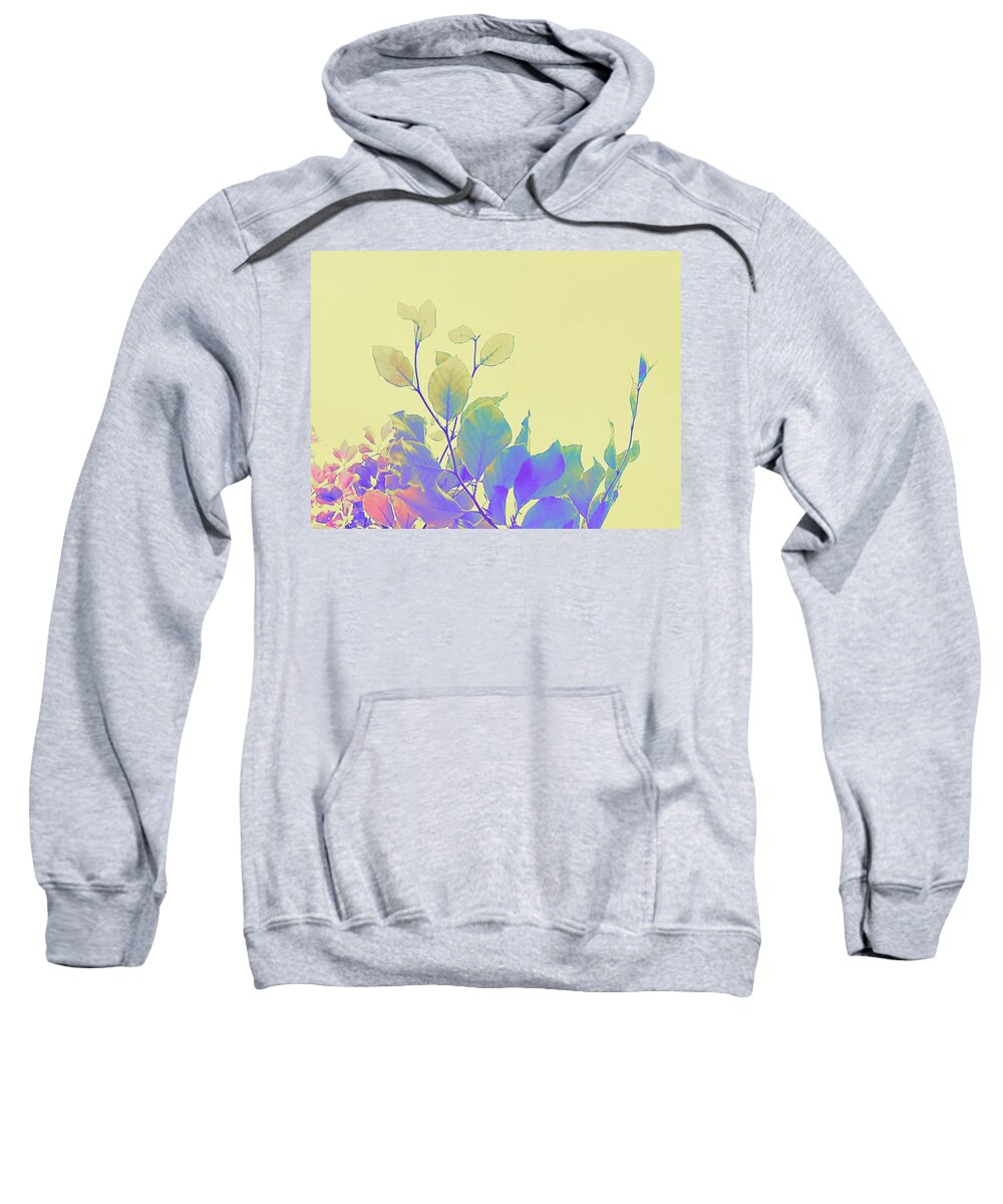 Yellow Sweatshirt featuring the digital art Colorful Leaves by Itsonlythemoon