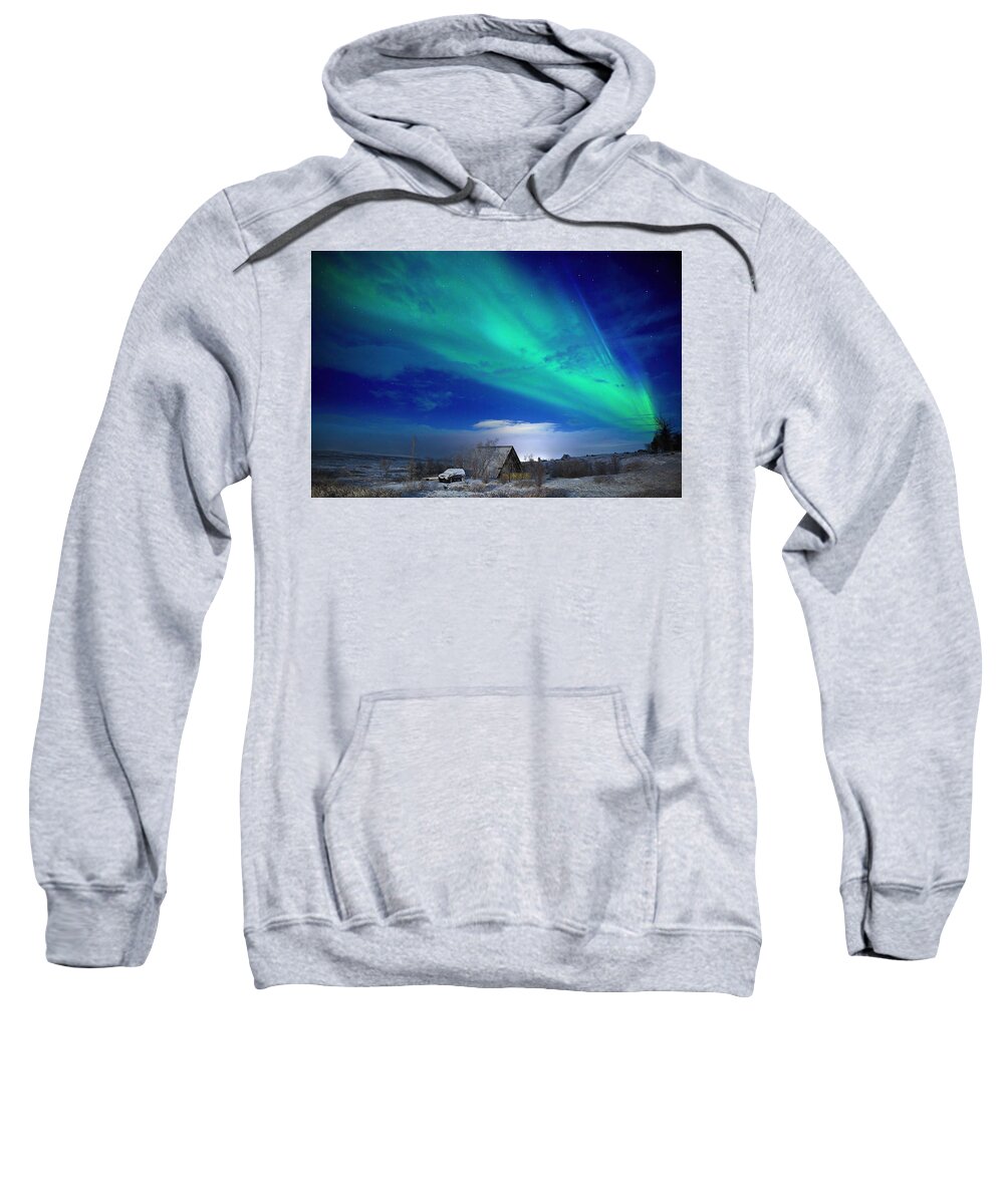 Iceland Sweatshirt featuring the photograph Country home #2 by Christopher Mathews