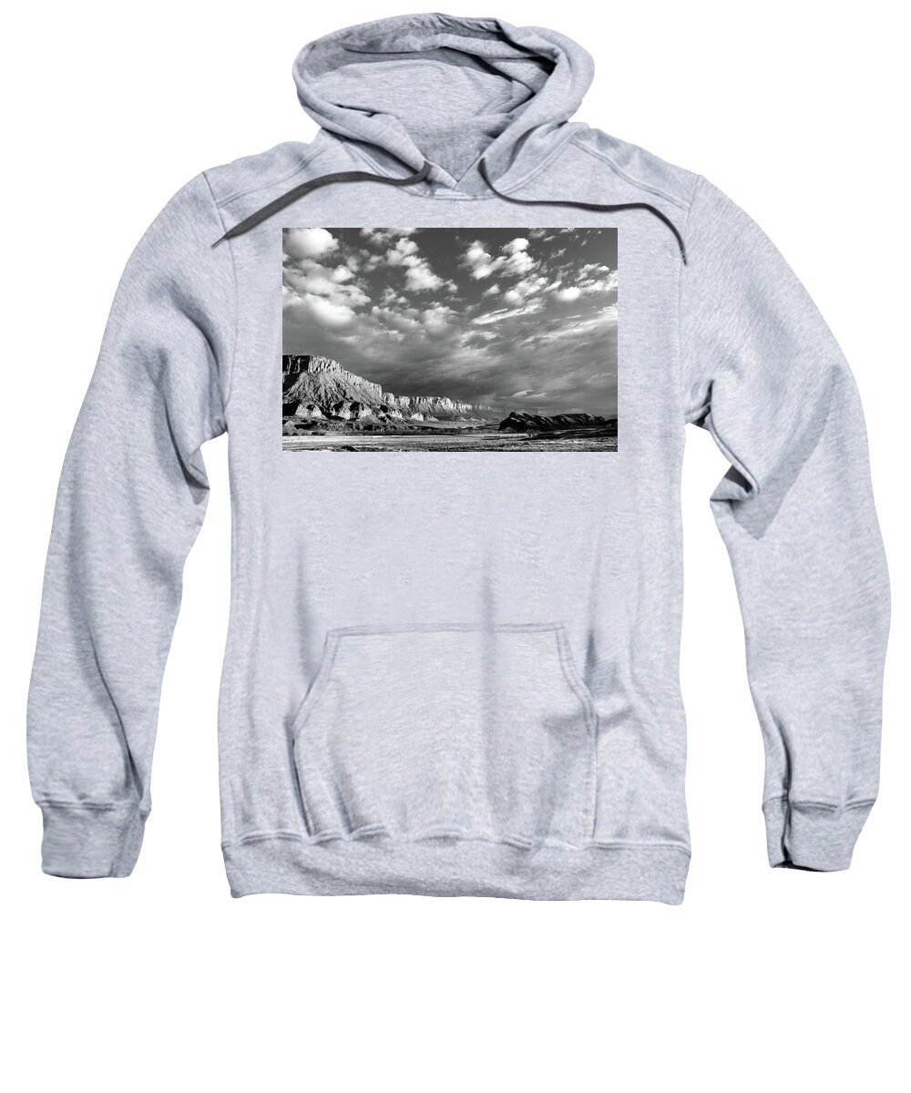  Sweatshirt featuring the photograph Desert panorama by Robert Miller