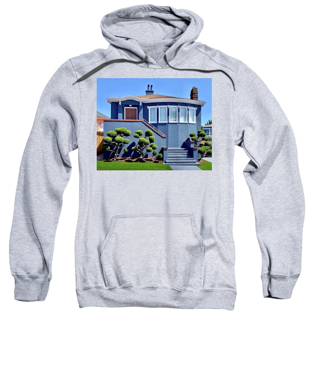  Sweatshirt featuring the photograph Donna's House by Julie Gebhardt