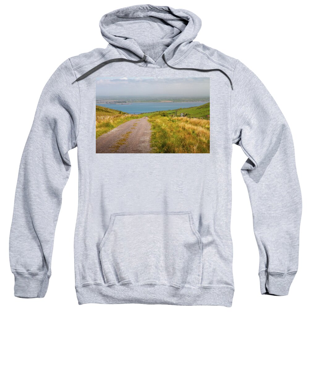 Hill Sweatshirt featuring the photograph Down to Tralee Bay by Mark Callanan