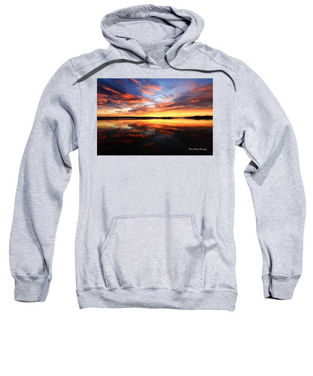 Sunset Sweatshirt featuring the photograph Dramatic Sunset by Mary Walchuck