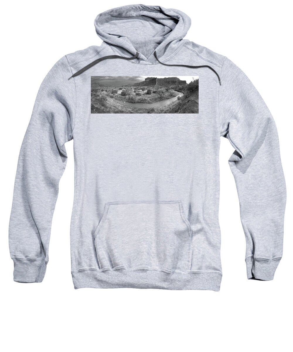 Richard E. Porter Sweatshirt featuring the photograph Drought Buster, CAprock Canyons State Park, Texas by Richard Porter