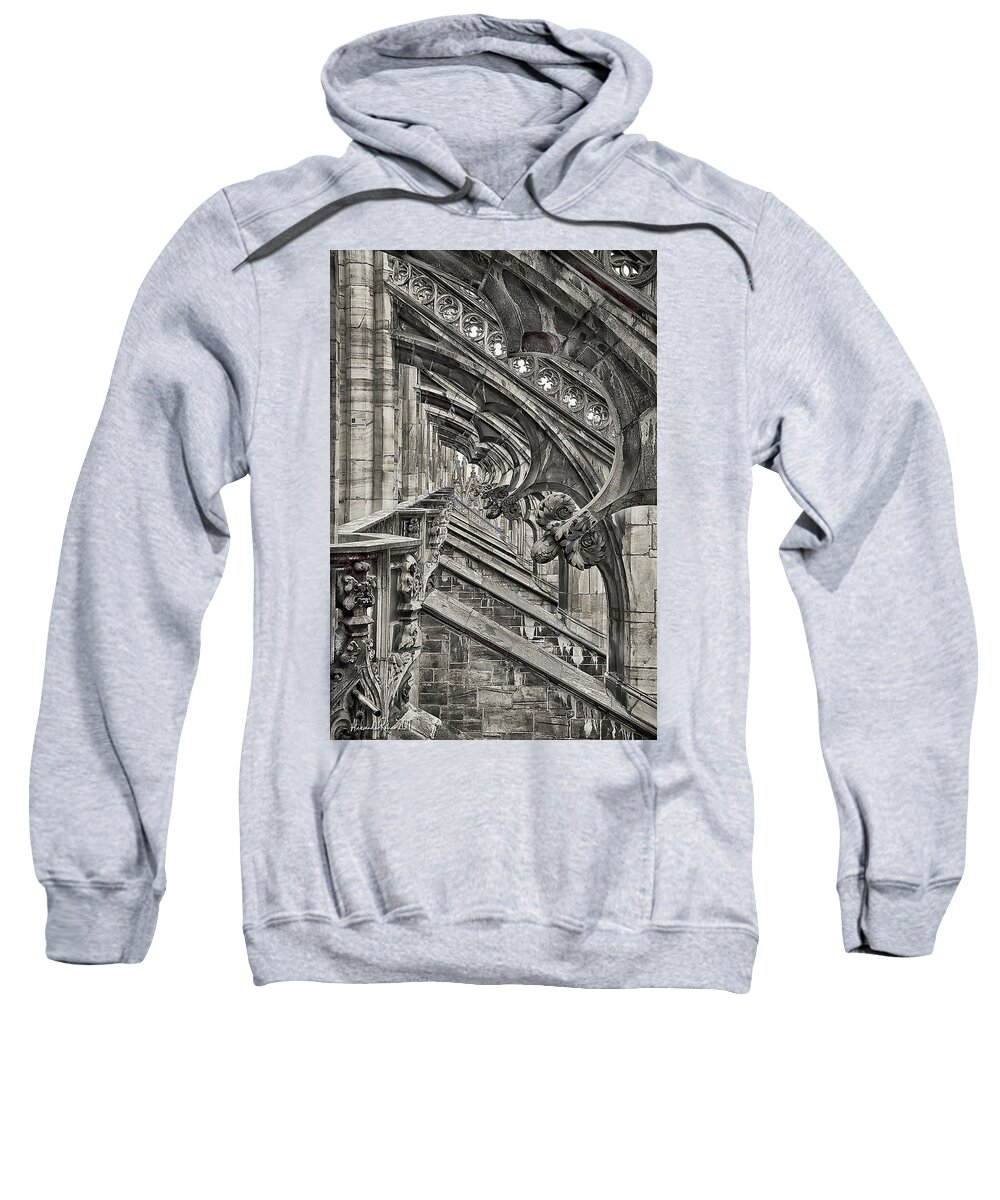 Duomo In Milan Sweatshirt featuring the photograph Duomo di Milano by Aleksander Rotner