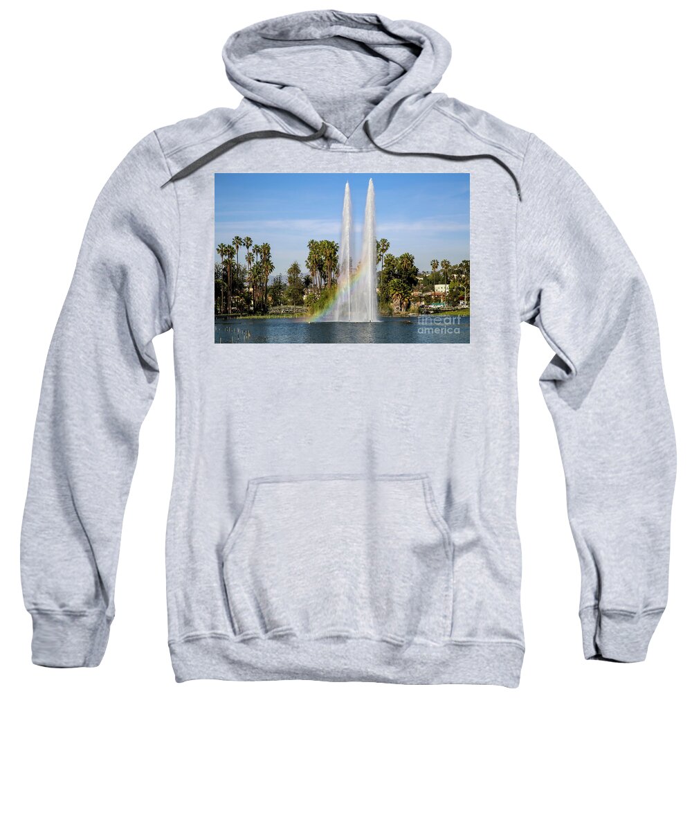 Echo Park Sweatshirt featuring the photograph Echo Park by Erin Marie Davis
