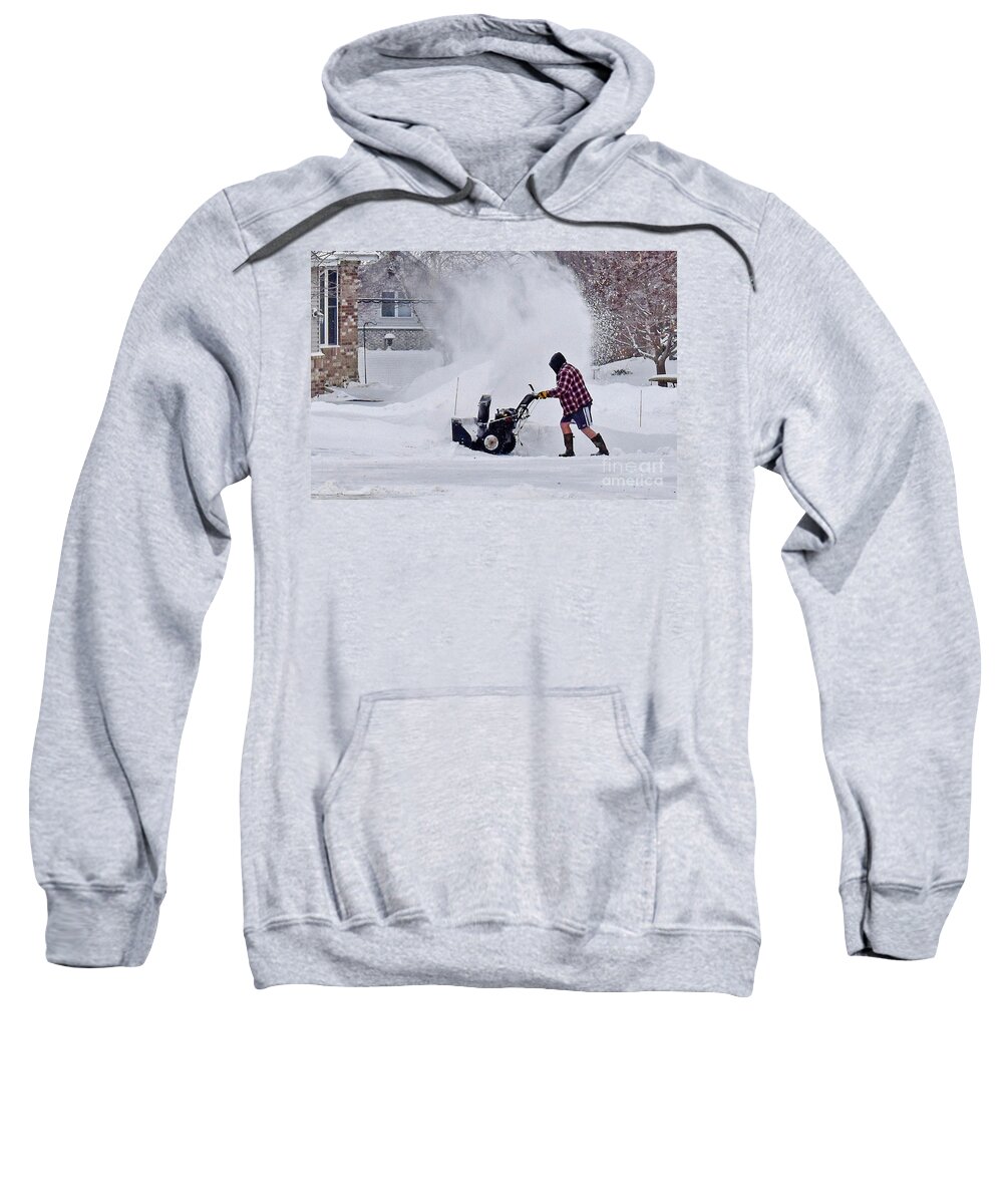 Minnesota Sweatshirt featuring the photograph Epitome of Denial by Ron Long