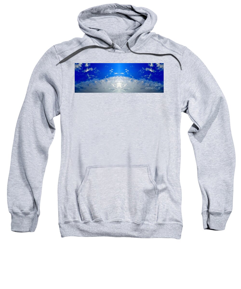 Nature Sweatshirt featuring the photograph Equivalents of Clouds 006 by Leonida Arte
