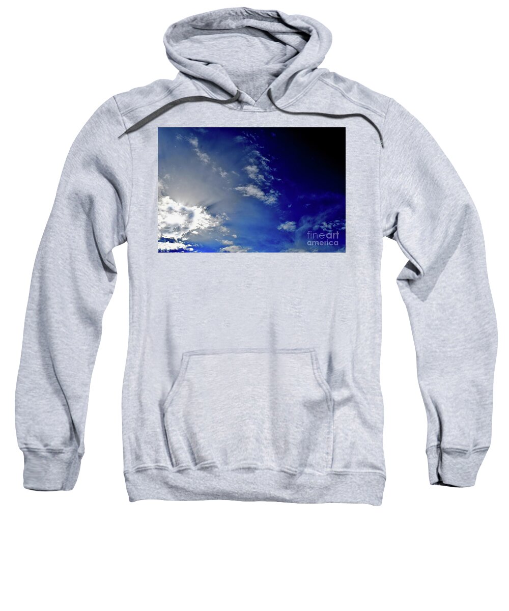 Nature Sweatshirt featuring the photograph Equivalents of Clouds 010 by Leonida Arte
