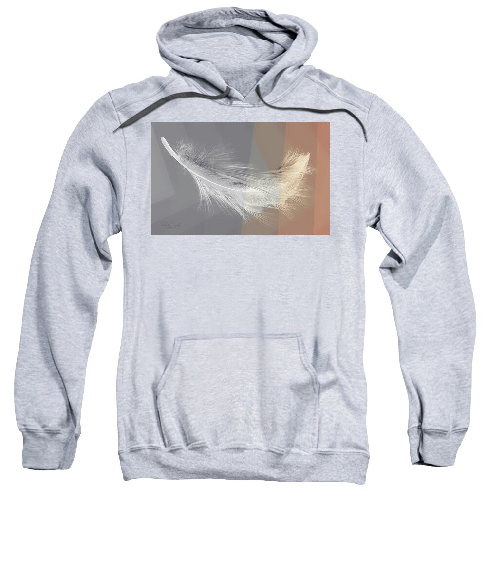 Feathers Sweatshirt featuring the photograph Feather Interrupted by Rene Crystal