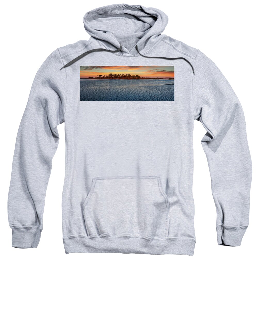 Sky Sweatshirt featuring the photograph Florida Coastal Sunrise by Jon Glaser