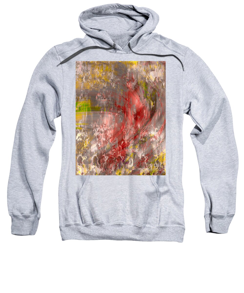 A-fine-art Sweatshirt featuring the mixed media Forever Young by Catalina Walker