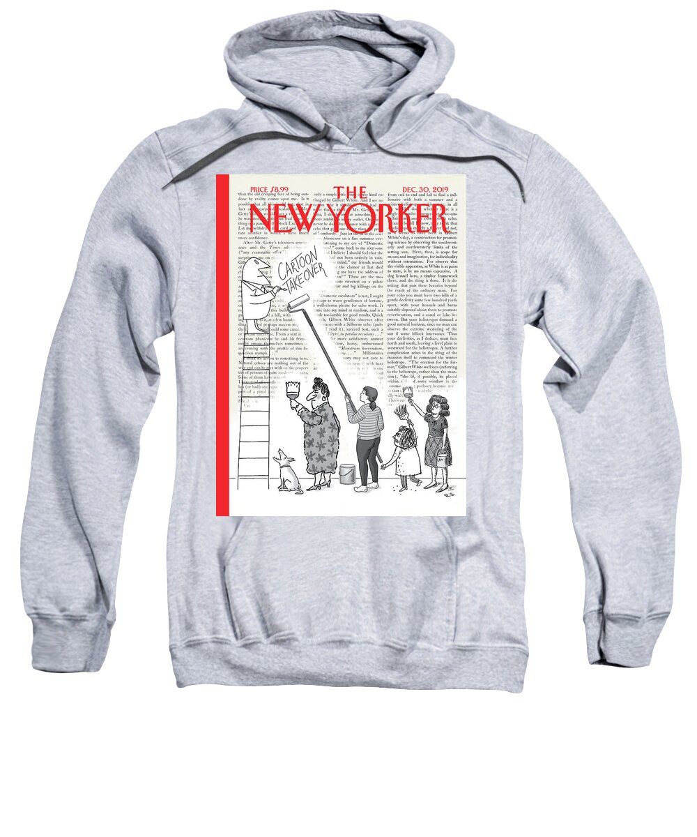 Get The Picture Sweatshirt featuring the drawing Get The PIcture by R Sikoryak