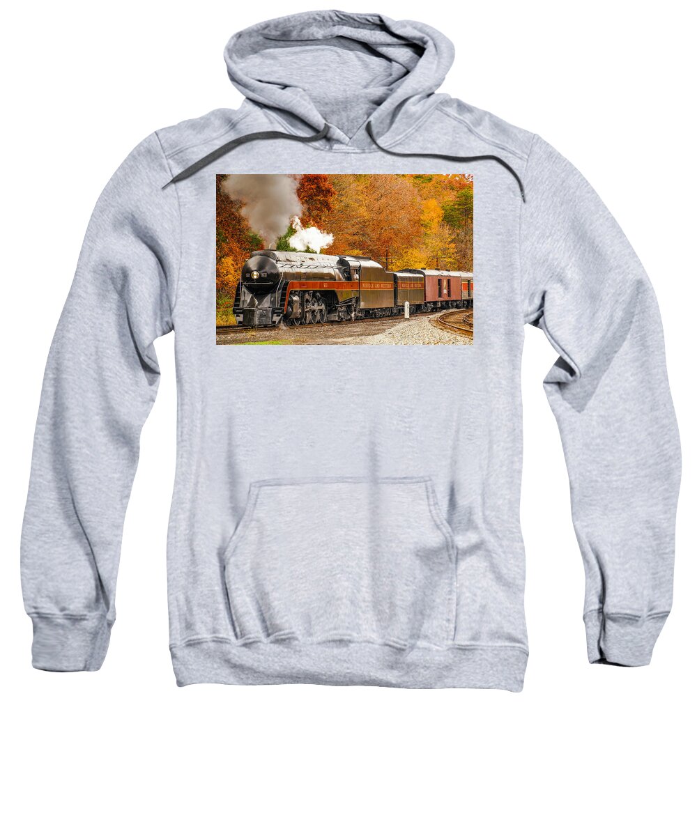 Nw611 Sweatshirt featuring the photograph Getting Ready to Run by Dale R Carlson