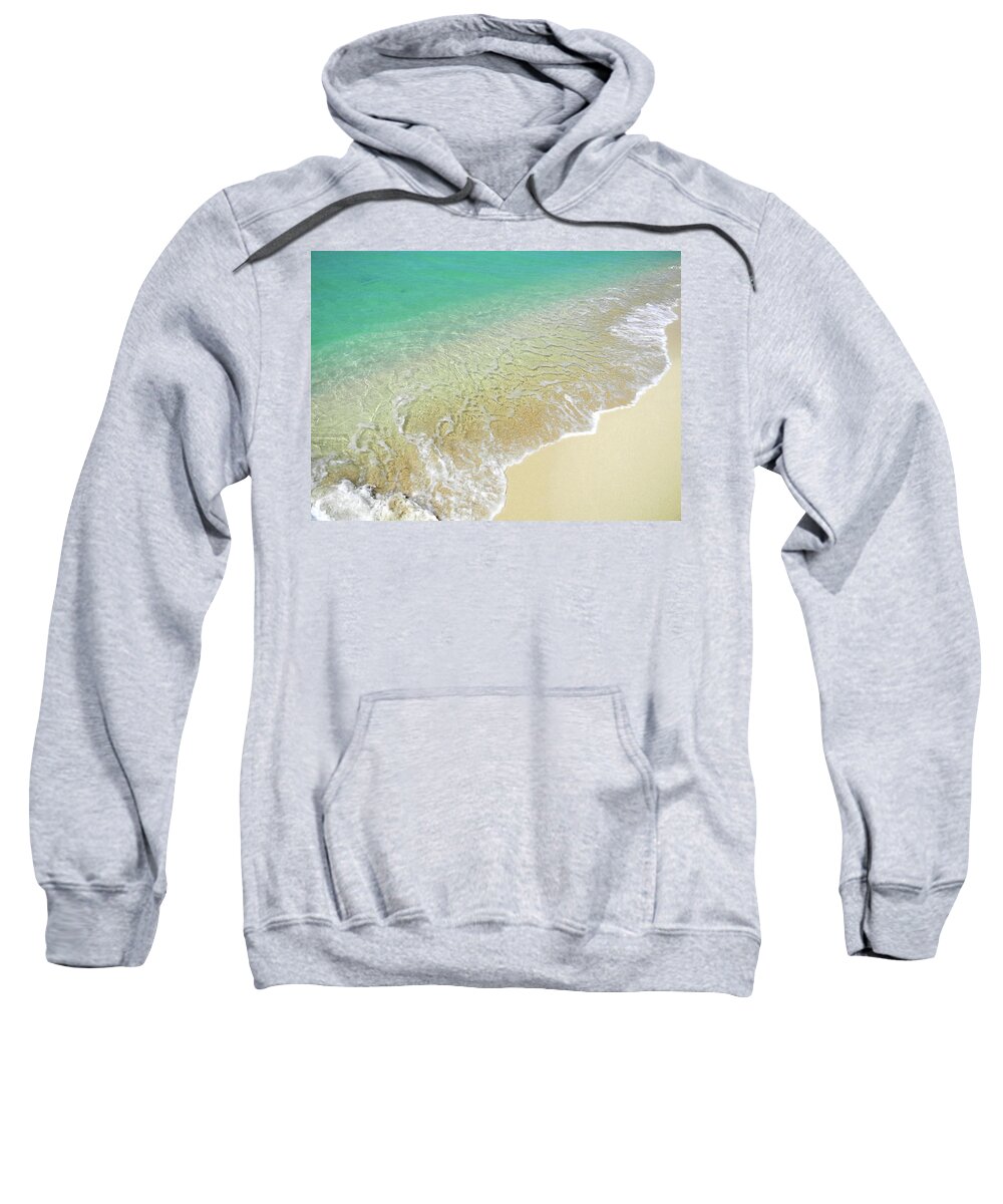 Jamaica Sweatshirt featuring the photograph Golden Sand Beach by Debbie Oppermann