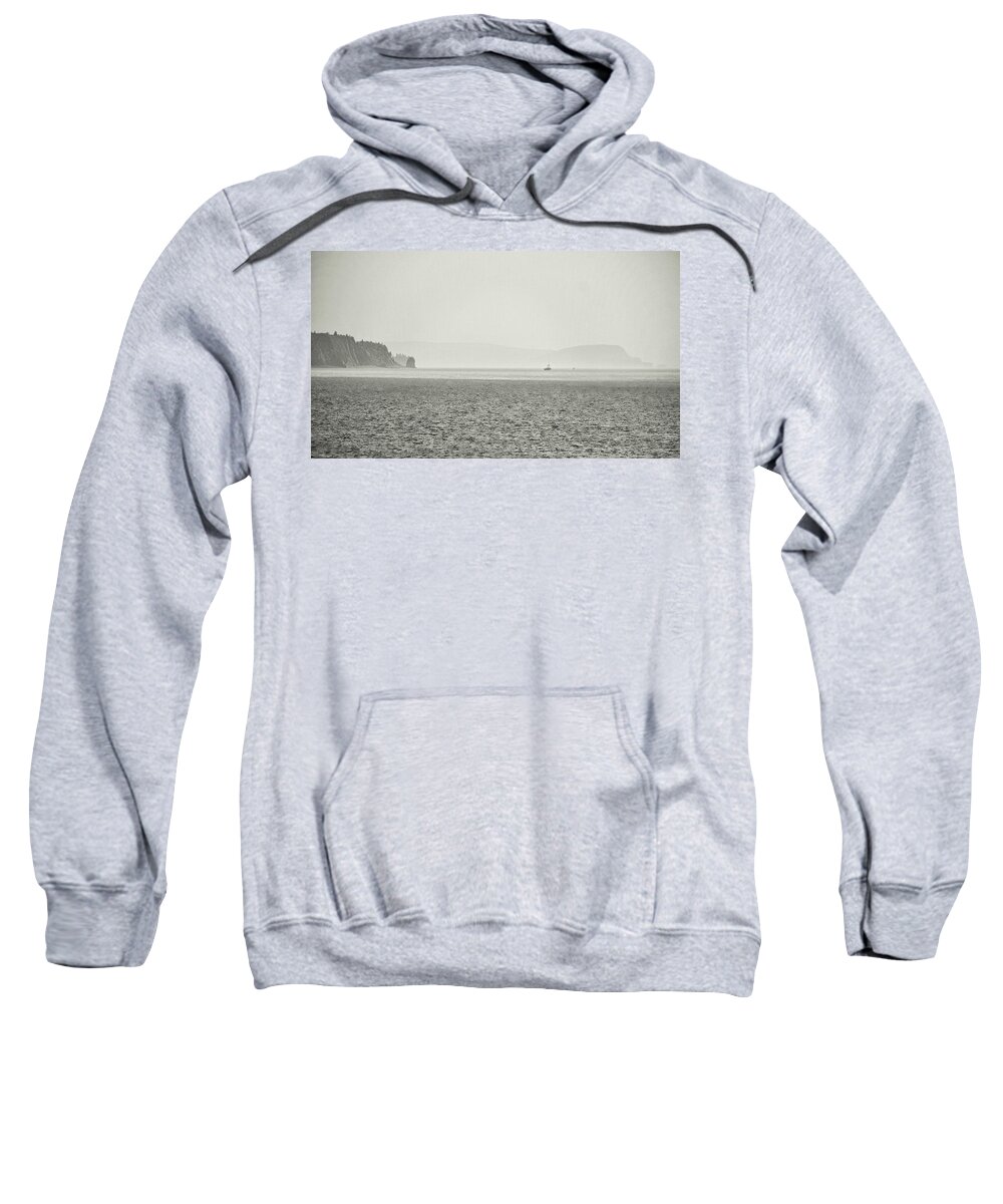 Sea Sweatshirt featuring the photograph Heading Out by Alan Norsworthy