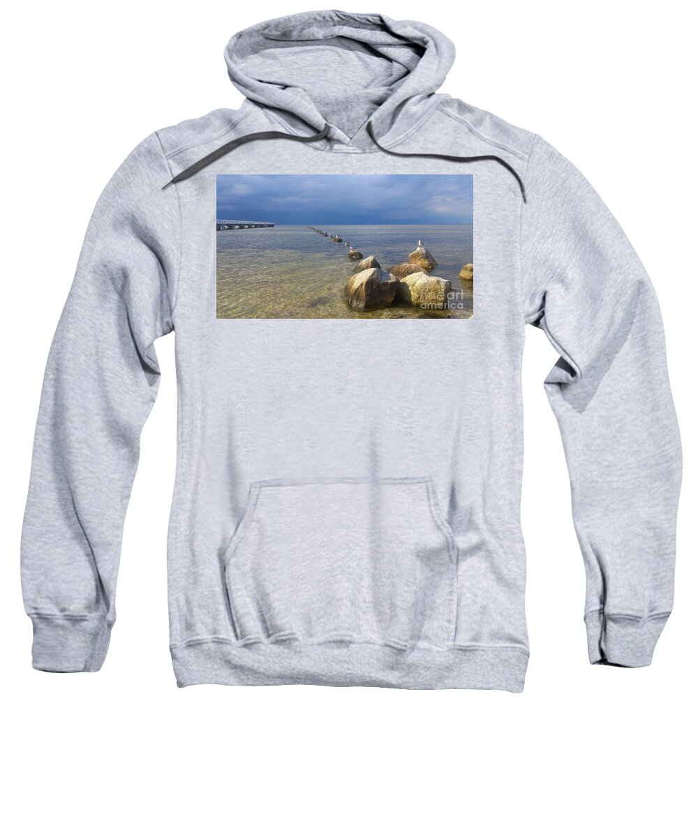 City Sweatshirt featuring the photograph Horizon by Alexandra Vusir