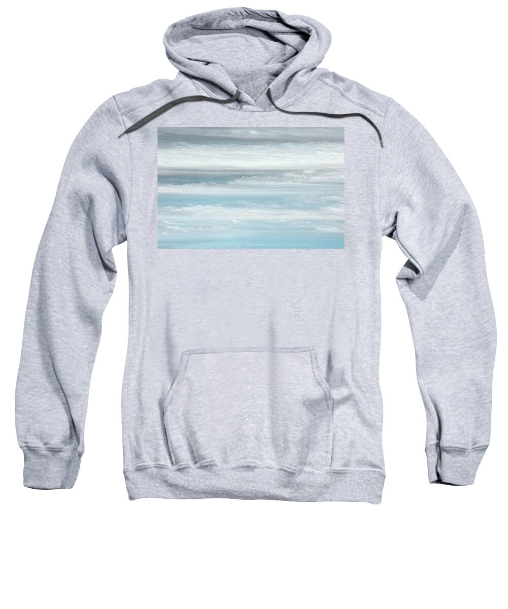 Ice Sweatshirt featuring the photograph Ice Blue by Catherine Grassello